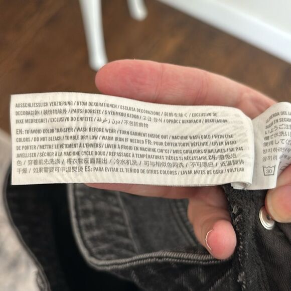 Abercrombie Women High Rise faded black ankle slit the skinny jeans size 10/30! - Picture 12 of 12